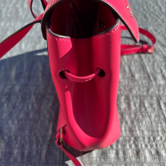 Kate Spade Lizzie Medium Backpack Saffiano Leather Bikini Pink - Picture 5 of 6